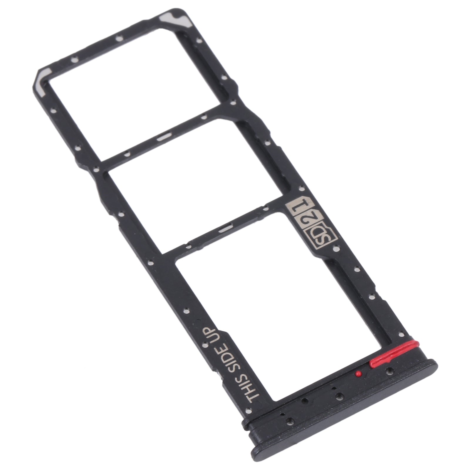 For-Motorola-Moto-G32-SIM-Card-Tray-+-SIM-Card-Tray-+-Micro-SD-Card-Tray-(Black)