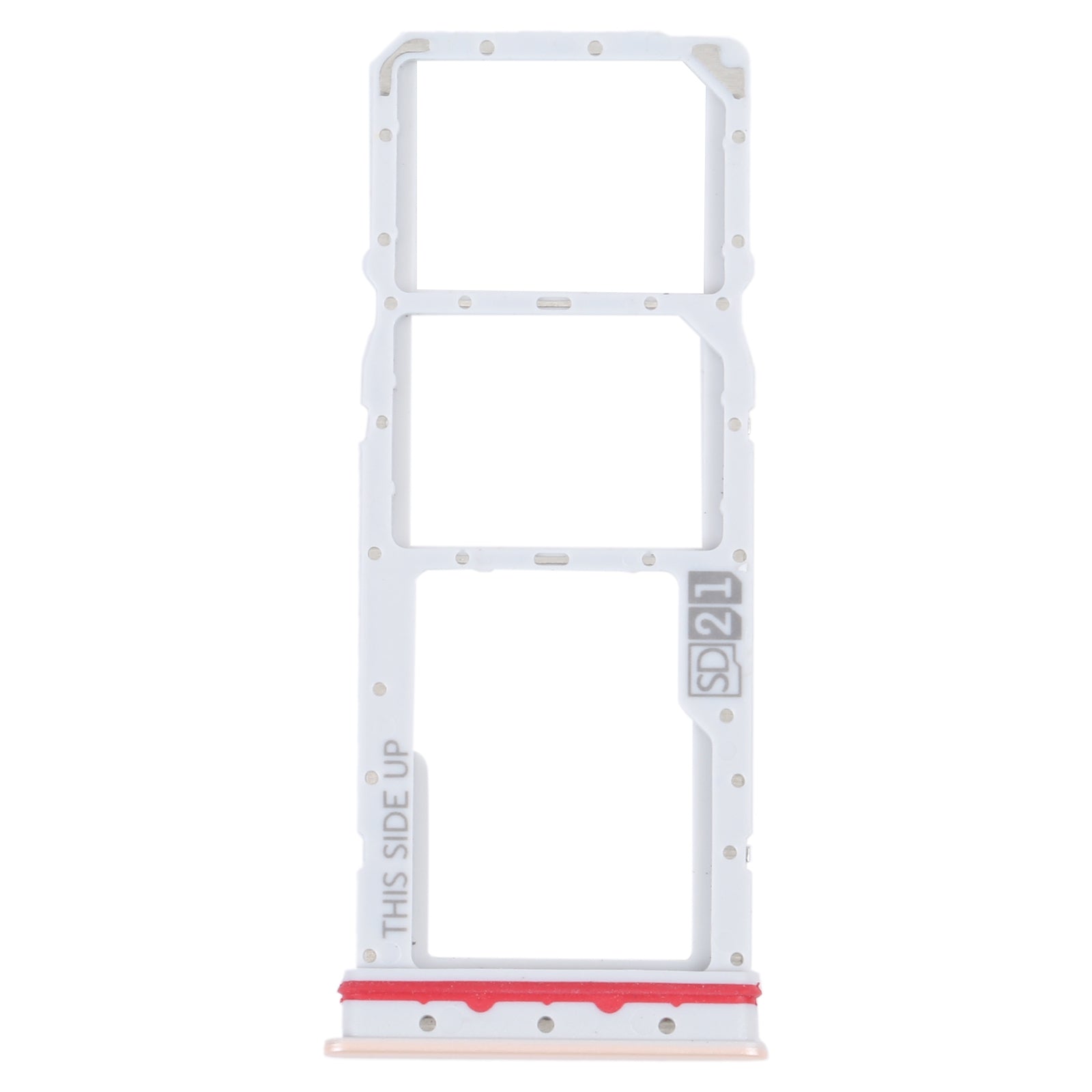 For-Motorola-Moto-G32-SIM-Card-Tray-+-SIM-Card-Tray-+-Micro-SD-Card-Tray-(Gold)