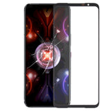 For-Asus-ROG-Phone-5S-/-5S-Pro-ZS676KS-Front-Screen-Outer-Glass-Lens-with-OCA-Optically-Clear-Adhesive-(Black)