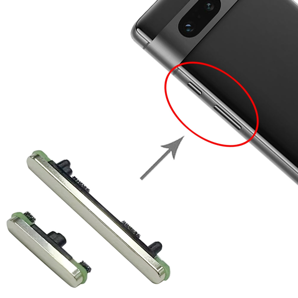 For-Google-Pixel-7-Power-Button-+-Volume-Control-Button(Gold)