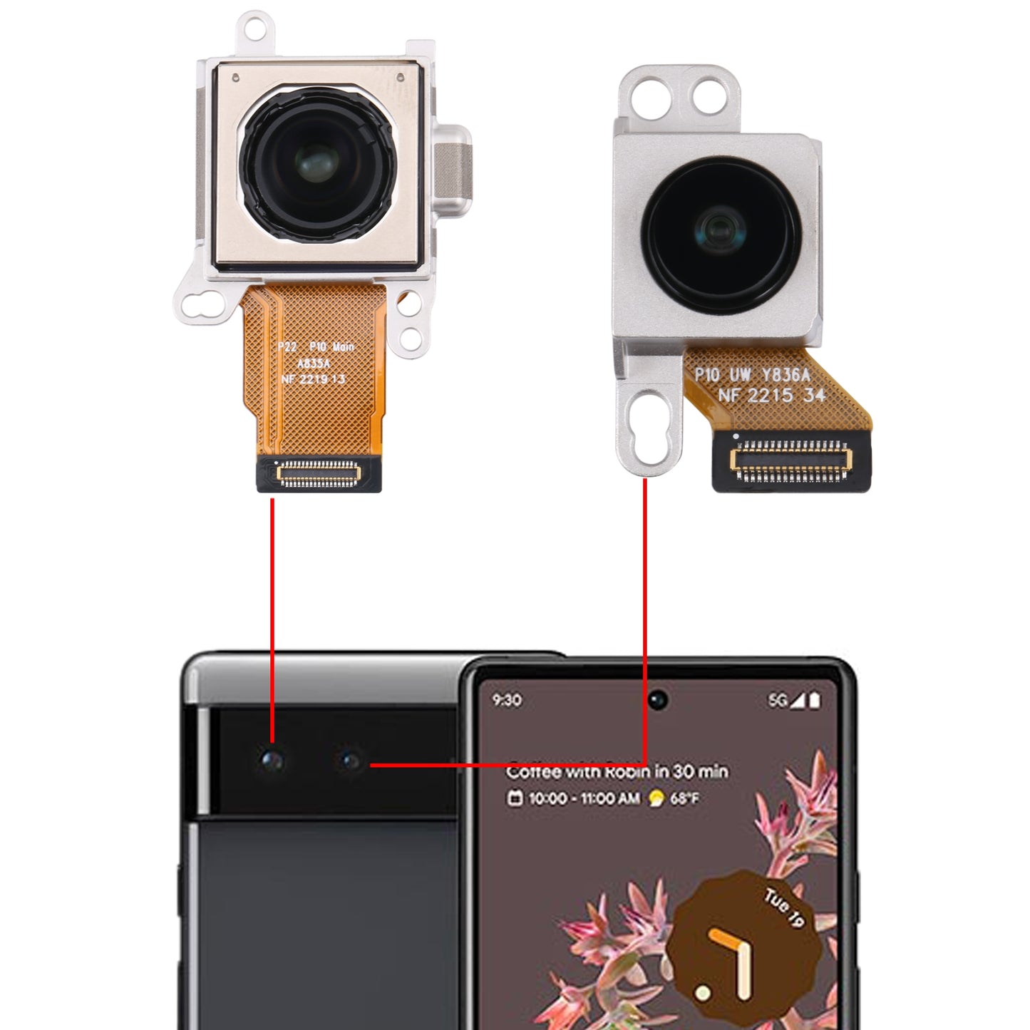 For-Google-Pixel-7-Original-Back-Facing-Camera