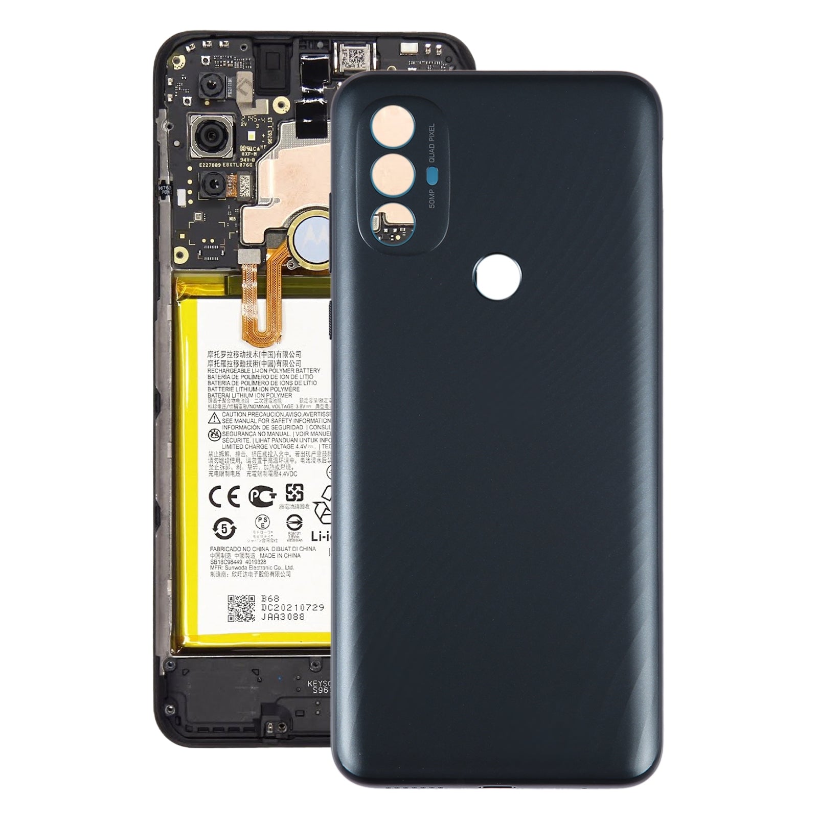 For-Motorola-Moto-G-Power-2022-Original-Battery-Back-Cover(Black)