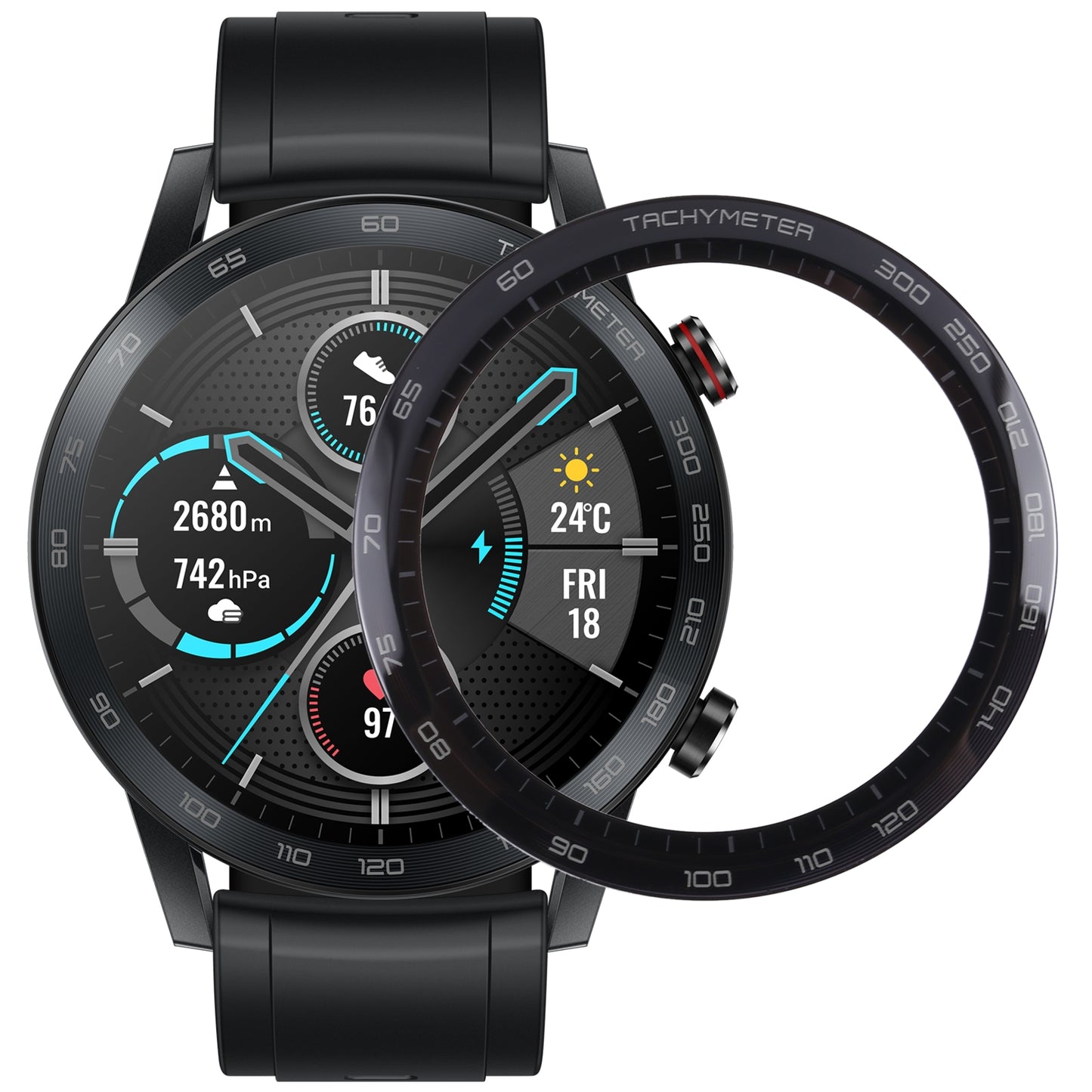For-Honor-Magic-Watch-2-46mm-Original-Front-Screen-Outer-Glass-Lens