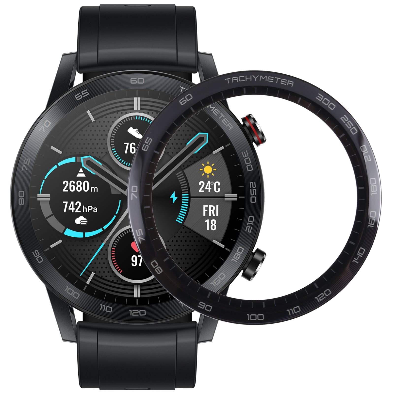 For-Honor-Magic-Watch-2-46mm-Original-Front-Screen-Outer-Glass-Lens