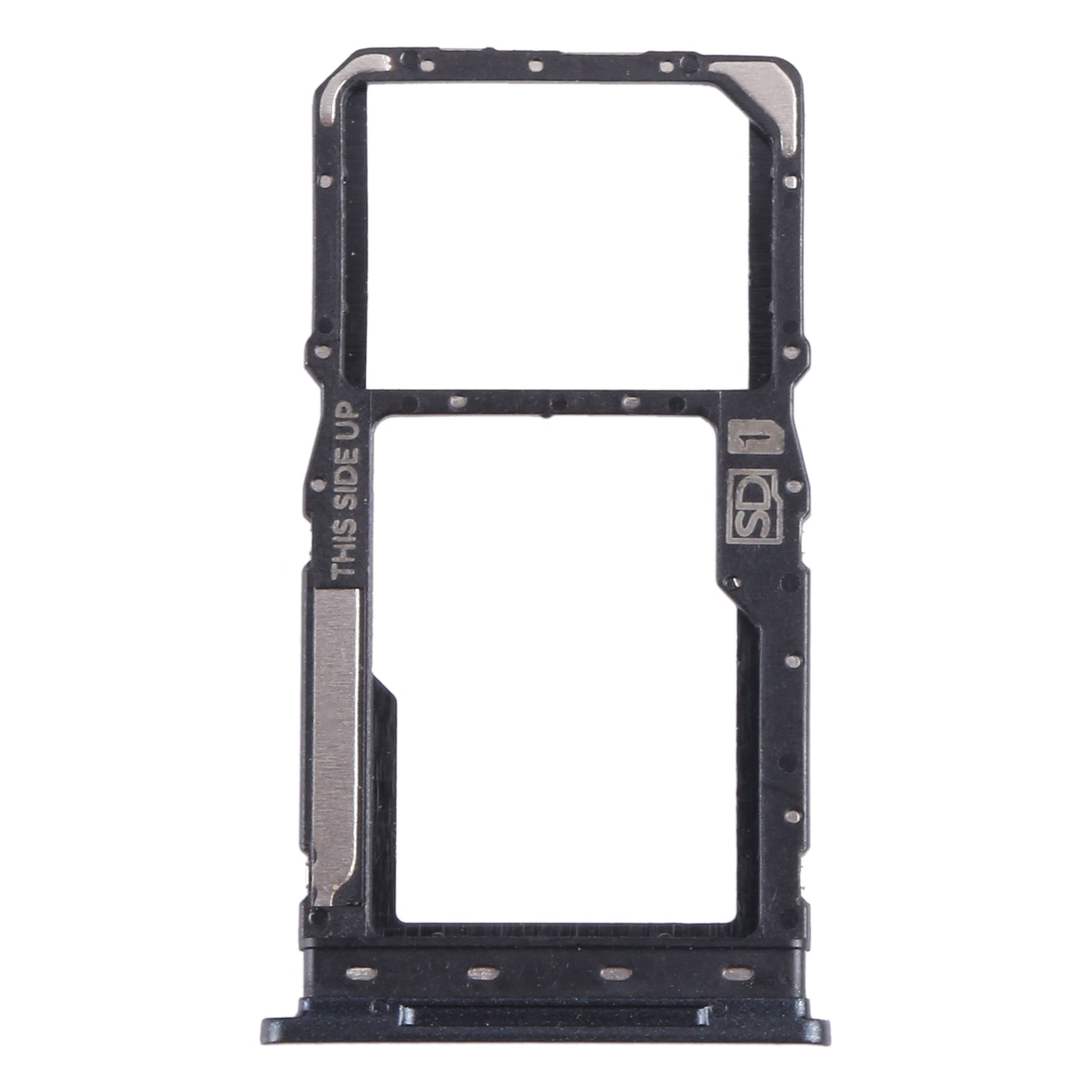 For-Motorola-Moto-G-Pure-SIM-Card-Tray-+-Micro-SD-Card-Tray-(Black)