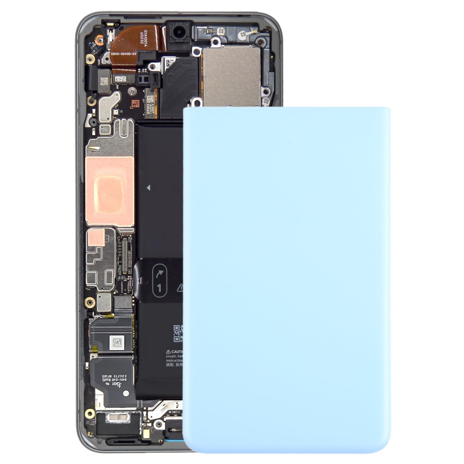 For-Google-Pixel-8-Pro-Original-Battery-Back-Cover-(Blue)