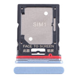For-Xiaomi-Redmi-K50i-SIM-Card-Tray-+-SIM-Card-Tray-/-Micro-SD-Card-Tray-(Blue)