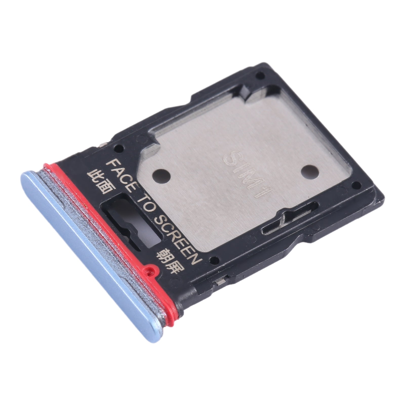 For-Xiaomi-Redmi-K50i-SIM-Card-Tray-+-SIM-Card-Tray-/-Micro-SD-Card-Tray-(Blue)