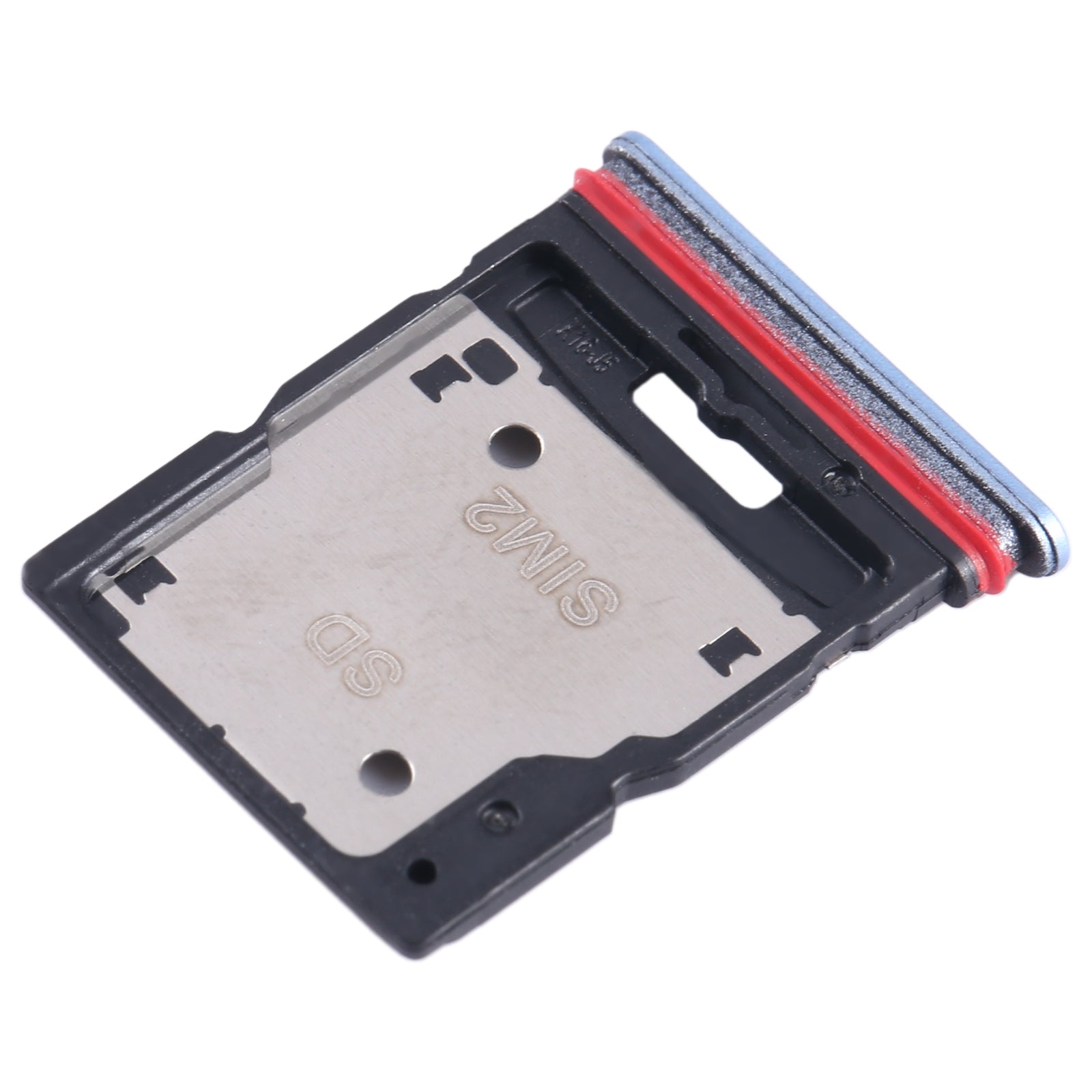 For-Xiaomi-Redmi-K50i-SIM-Card-Tray-+-SIM-Card-Tray-/-Micro-SD-Card-Tray-(Blue)