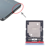For-Xiaomi-Redmi-K50i-SIM-Card-Tray-+-SIM-Card-Tray-/-Micro-SD-Card-Tray-(Blue)