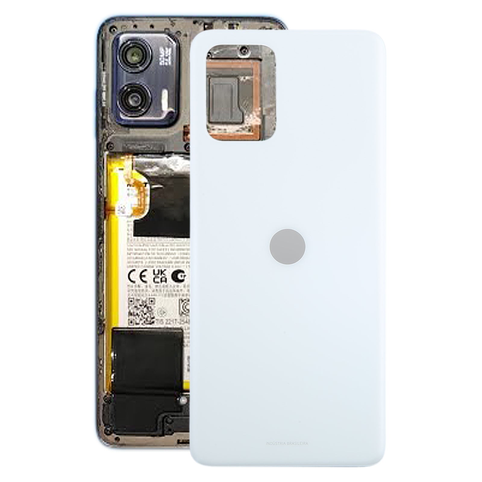 For-Motorola-Moto-G73-Original-Battery-Back-Cover(White)