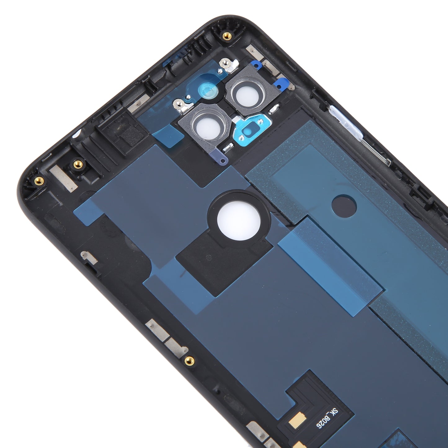 For-Google-Pixel-4A-5G-Battery-Back-Cover-with-Camera-Lens-Frame(Black)