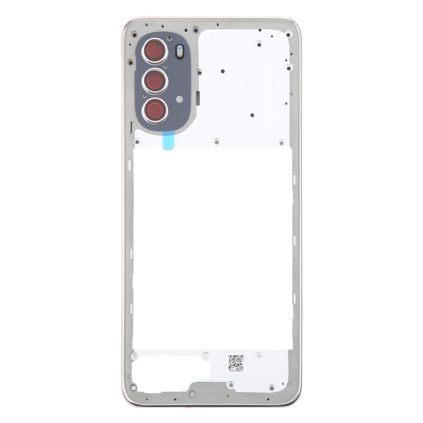 For-Motorola-Moto-G52-Original-Middle-Frame-Bezel-Plate-(Silver)