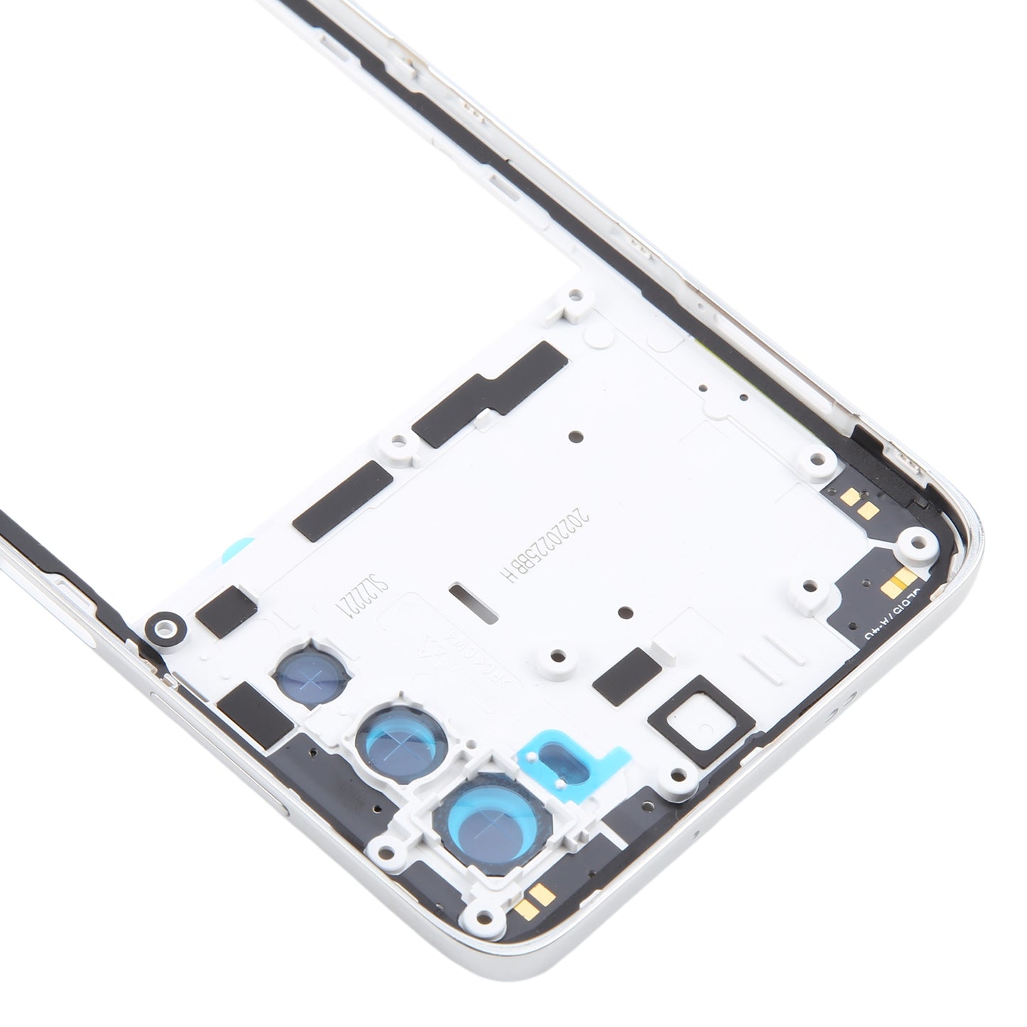 For-Motorola-Moto-G52-Original-Middle-Frame-Bezel-Plate-(Silver)