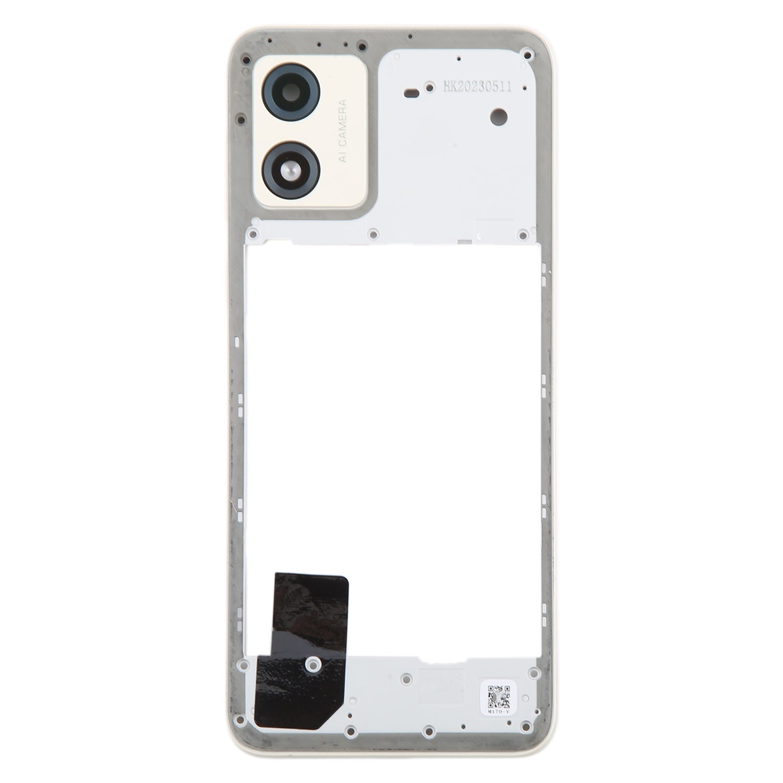 For-Motorola-Moto-E13-Original-Middle-Frame-Bezel-Plate-(Gold)