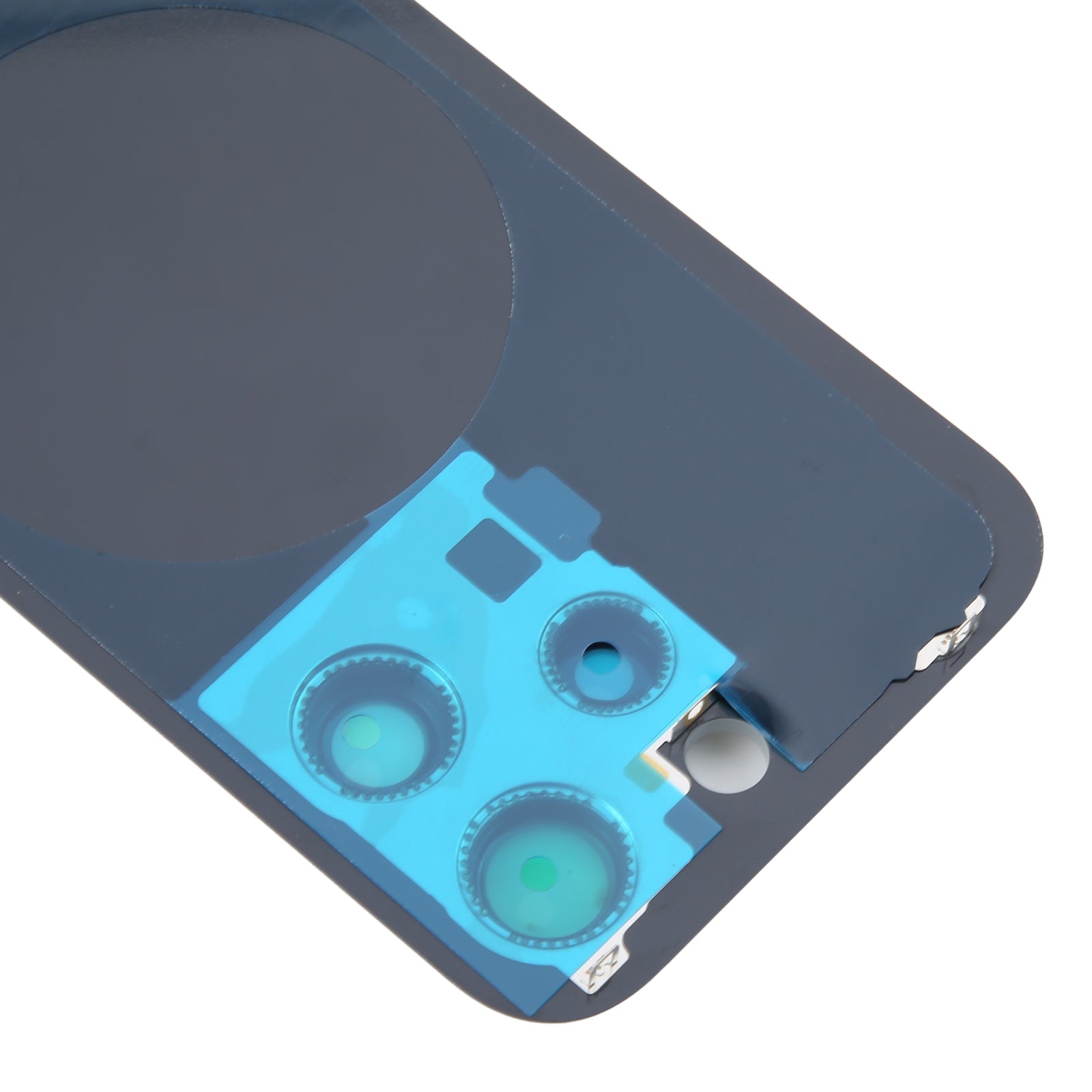 For iPhone 16 Pro Original Glass Battery Back Cover with Camera Lens Cover(White)