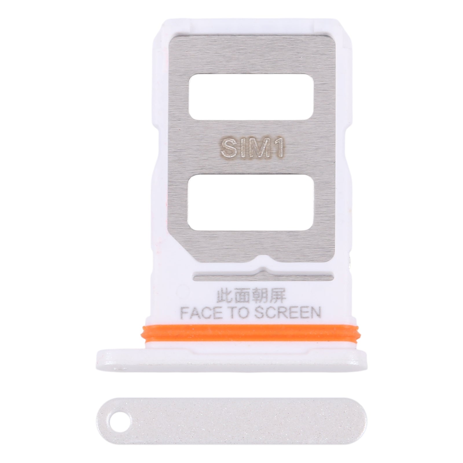 For-Xiaomi-Poco-F6-Original-SIM-Card-Tray-+-SIM-Card-Tray-(White)