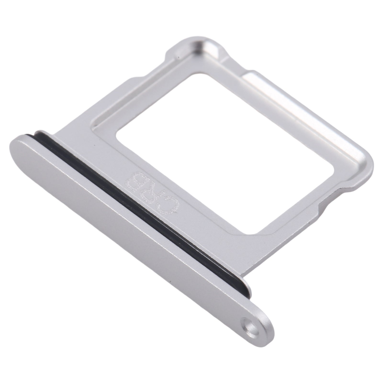 For iPhone 16 SIM Card Tray (Silver)