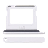 For iPhone 16 SIM + SIM Card Tray (Silver)