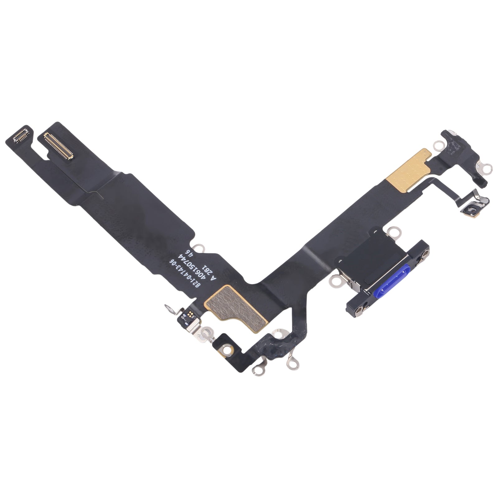 For iPhone 16 Original Charging Port Flex Cable (Blue)