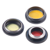 For iPhone 16 Pro 3pcs/Set Original Camera Lens Cover (Black)