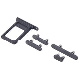 For iPhone 16 Pro Original SIM Card Tray + SIM Card Tray + Side Keys (Black)