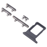 For iPhone 16 Pro Max Original SIM Card Tray + SIM Card Tray + Side Keys (Black)