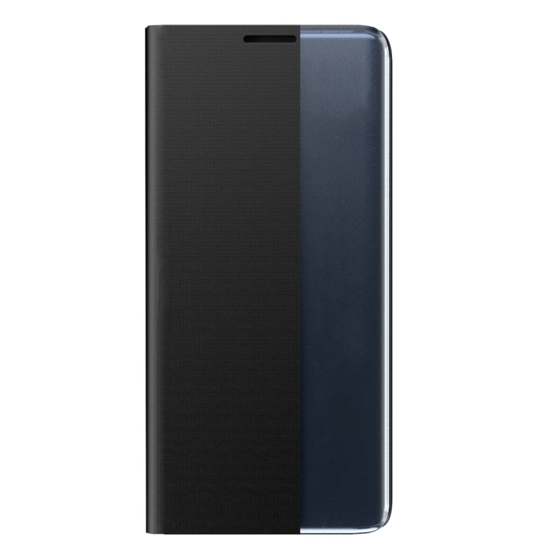 For-Samsung-Galaxy-Note20-Ultra-Plain-Texture-Cloth-Attraction-Flip-Holder-Leather-Phone-Case(Silver)