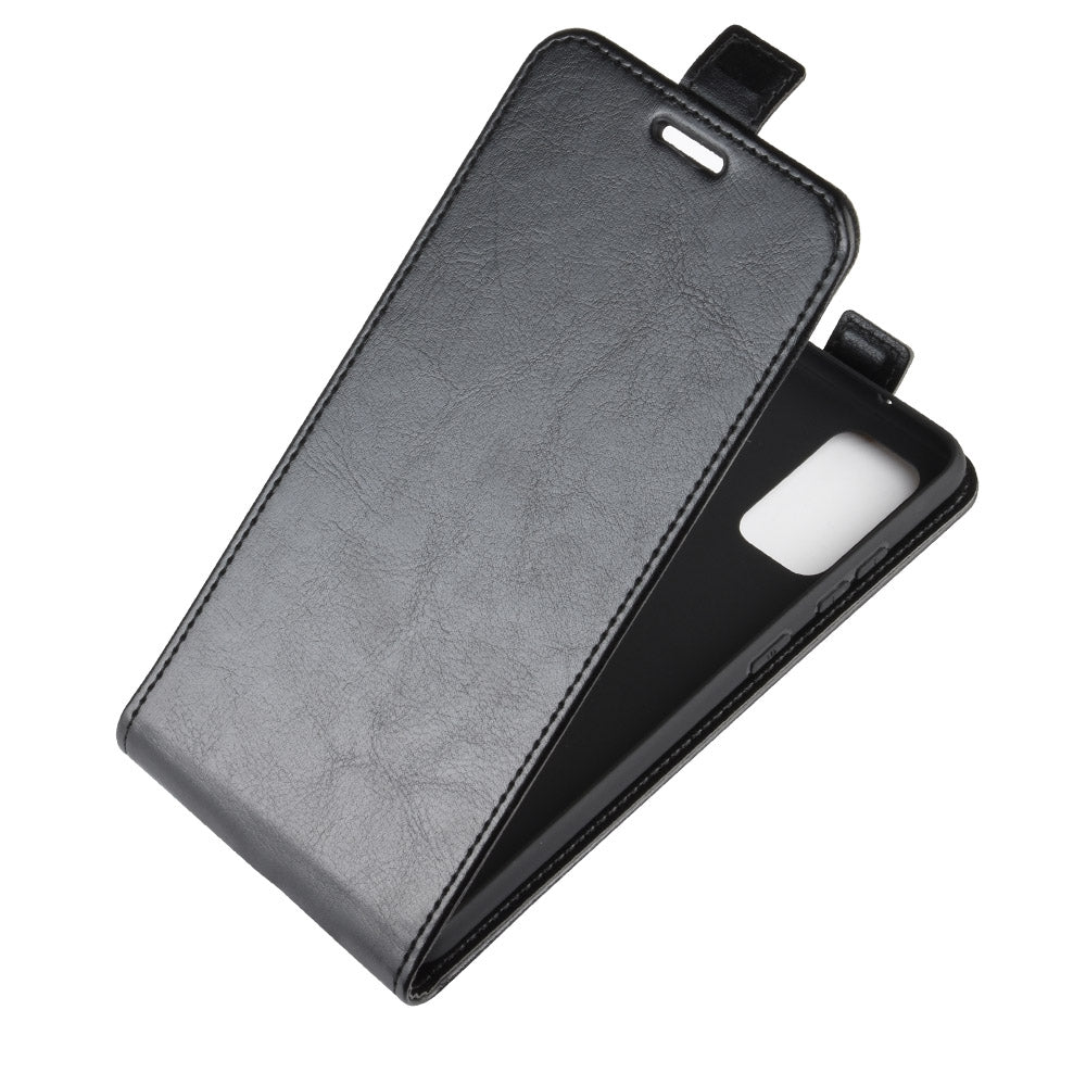 For-Samsung-Galaxy-S20-FE-(4G/5G)-/-S20-Lite-R64-Texture-Single-Vertical-Flip-Leather-Protective-Case-with-Card-Slots-&-Photo-Frame(Black)