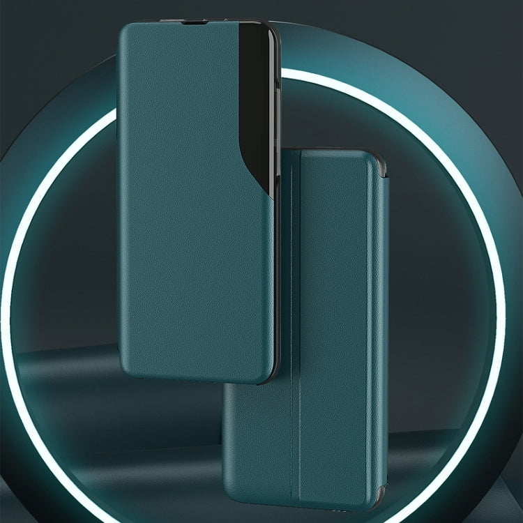 For-Samsung-Galaxy-S20-FE/S20-Lite-Attraction-Flip-Holder-Leather-Phone-Case(Blue)