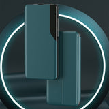 For-Samsung-Galaxy-S21-Ultra-5G-Attraction-Flip-Holder-Leather-Phone-Case(Black)