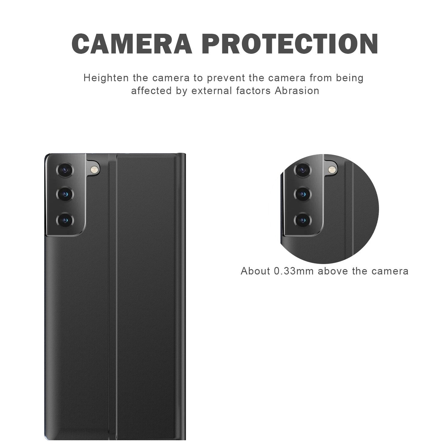 For-Samsung-Galaxy-S21-FE-Plain-Texture-Cloth-Attraction-Flip-Holder-Leather-Phone-Case(Silver)