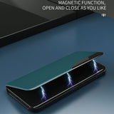 For-Samsung-Galaxy-S22-5G-Attraction-Flip-Holder-Leather-Phone-Case(Black)