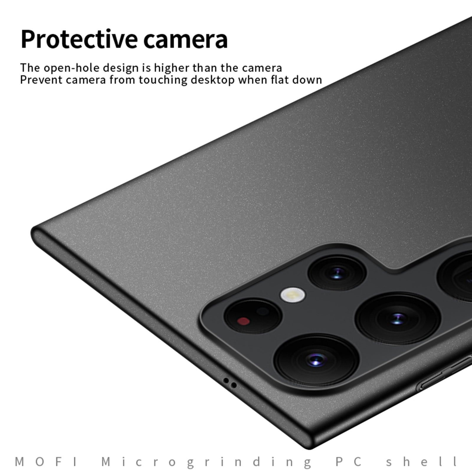 For-Samsung-Galaxy-S24-Ultra-5G-MOFI-Fandun-Series-Frosted-PC-Ultra-thin-All-inclusive-Phone-Case(Gray)