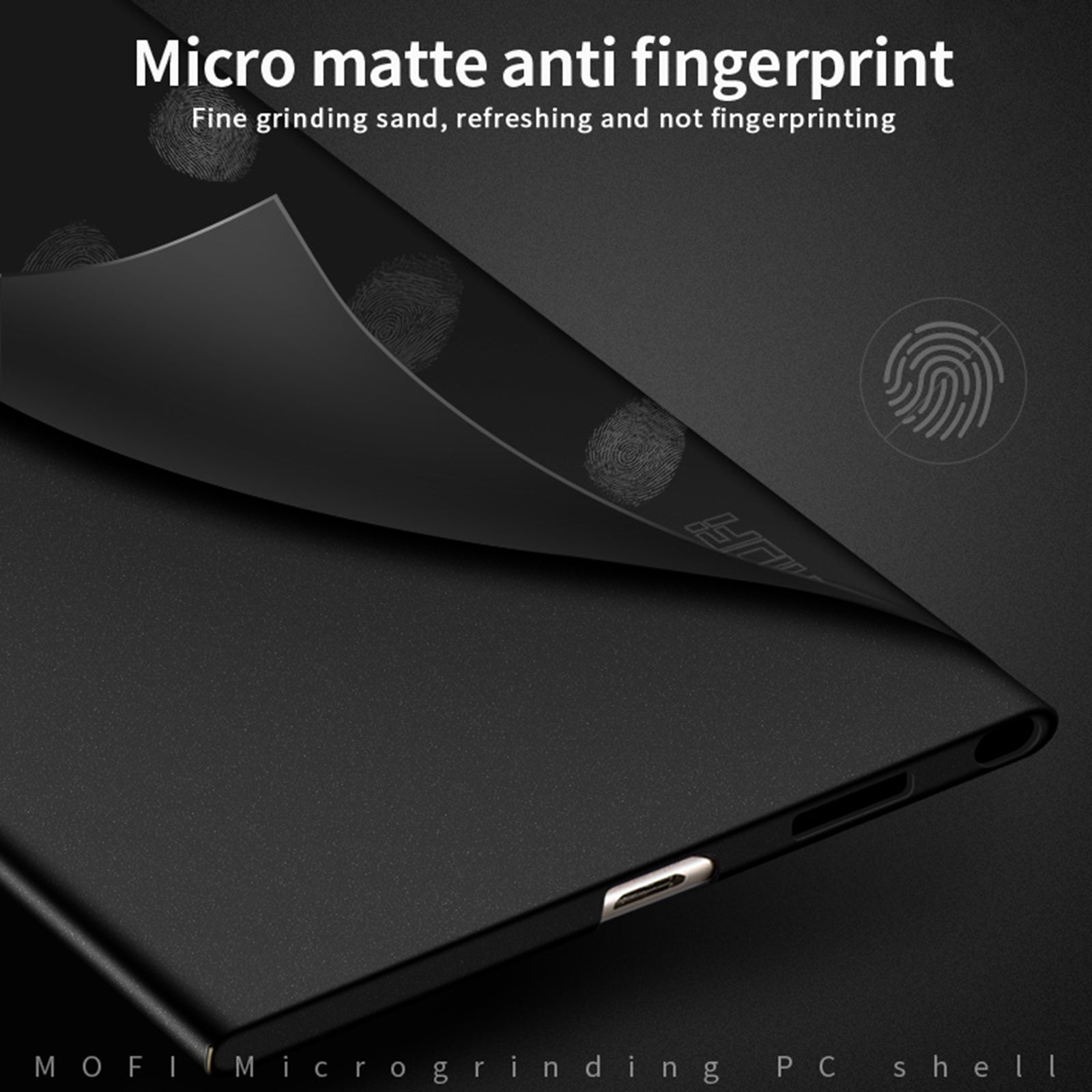 For-Samsung-Galaxy-S24-Ultra-5G-MOFI-Fandun-Series-Frosted-PC-Ultra-thin-All-inclusive-Phone-Case(Gray)