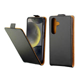 For-Samsung-Galaxy-S24-5G-Vertical-Flip-Leather-Case-with-Card-Slot(Black)