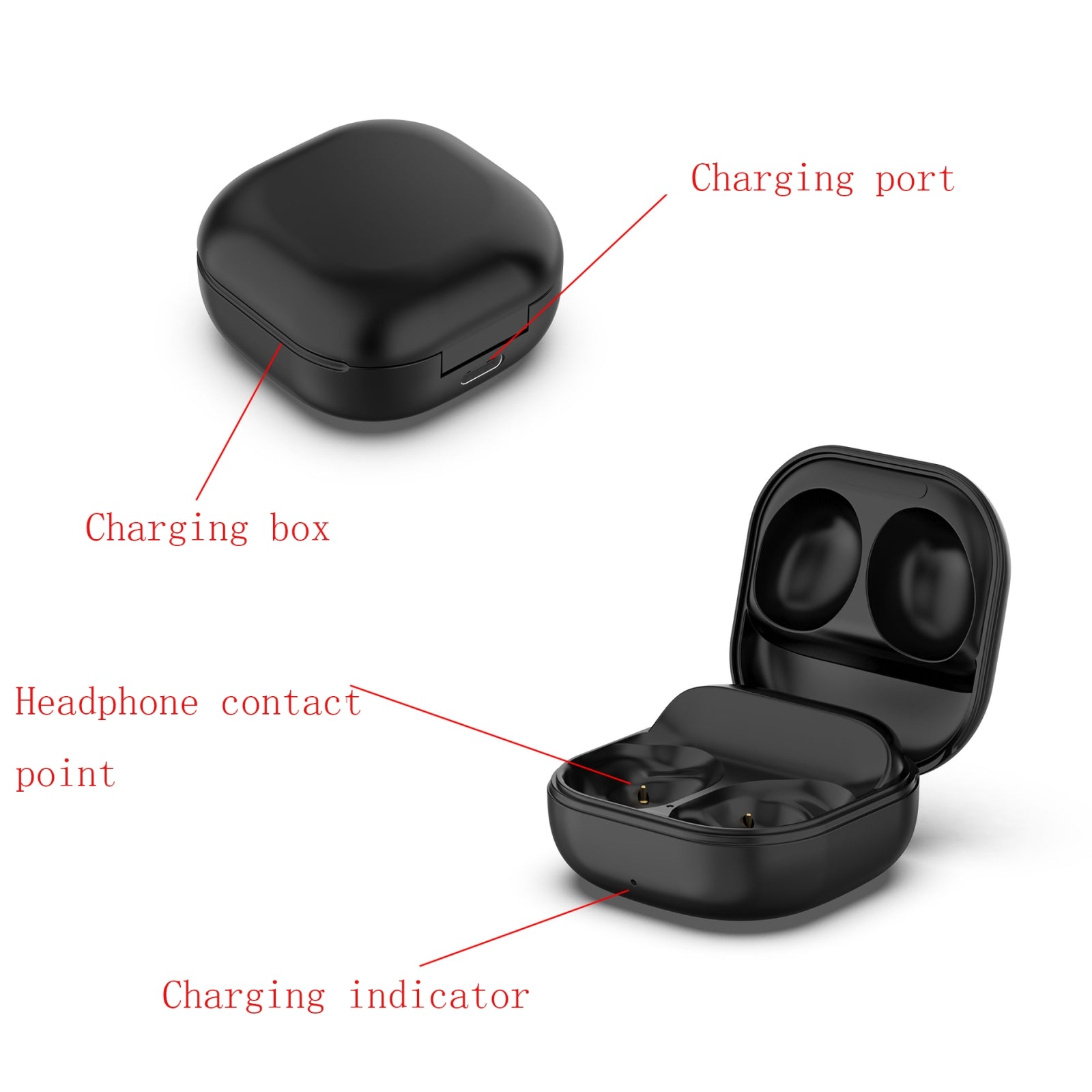For-Samsung-Galaxy-Buds-Pro-SM-R190-Wireless-Earphone-Charging-Box(Black)