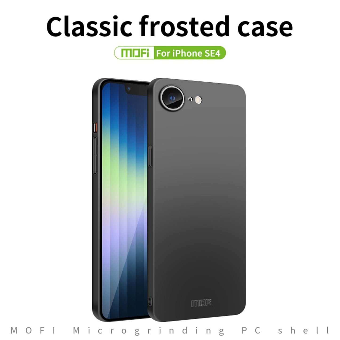 For-iPhone-17e-/-16e-MOFI-Frosted-PC-Ultra-thin-Hard-Phone-Case(Red)