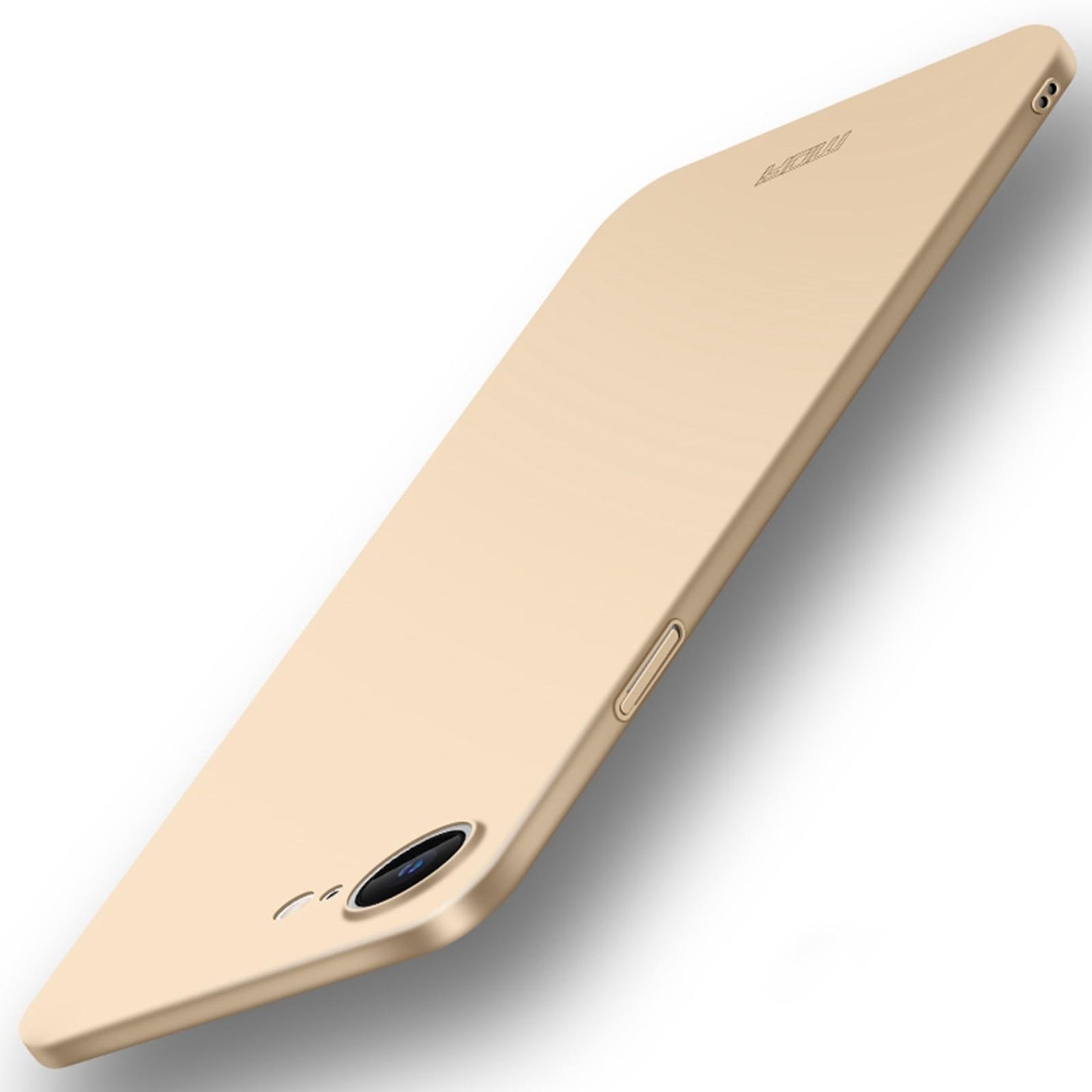 For-iPhone-17e-/-16e-MOFI-Frosted-PC-Ultra-thin-Hard-Phone-Case(Gold)