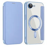 For-iPhone-17e-/-16e-Shield-MagSafe-RFID-Anti-theft-Leather-Phone-Case(Blue)
