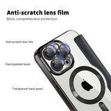 For-iPhone-17e-/-16e-Shield-MagSafe-RFID-Anti-theft-Leather-Phone-Case(Green)
