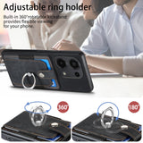 For-Xiaomi-Redmi-Note-13-Pro-4G-Retro-Skin-feel-Ring-Card-Wallet-Phone-Case(Black)