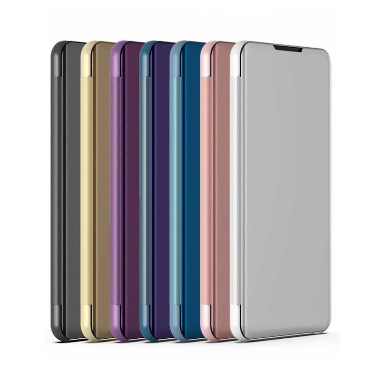 For-Xiaomi-Redmi-14C-4G-Plated-Mirror-Horizontal-Flip-Leather-Phone-Case-with-Holder(Silver)
