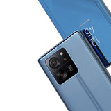 For-Xiaomi-Redmi-14C-4G-Plated-Mirror-Horizontal-Flip-Leather-Phone-Case-with-Holder(Silver)