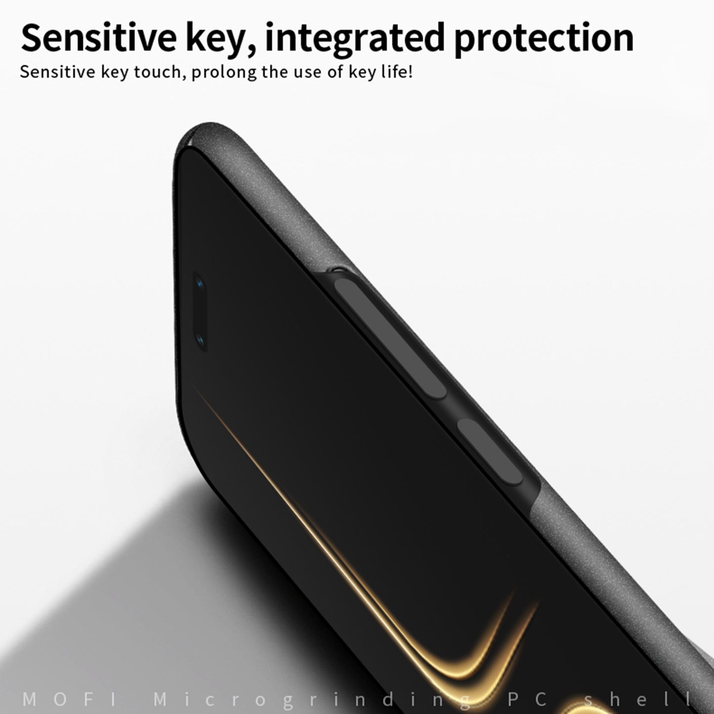 For-Honor-Magic6-Ultimate-MOFI-Fandun-Series-Frosted-PC-Ultra-thin-All-inclusive-Phone-Case(Black)