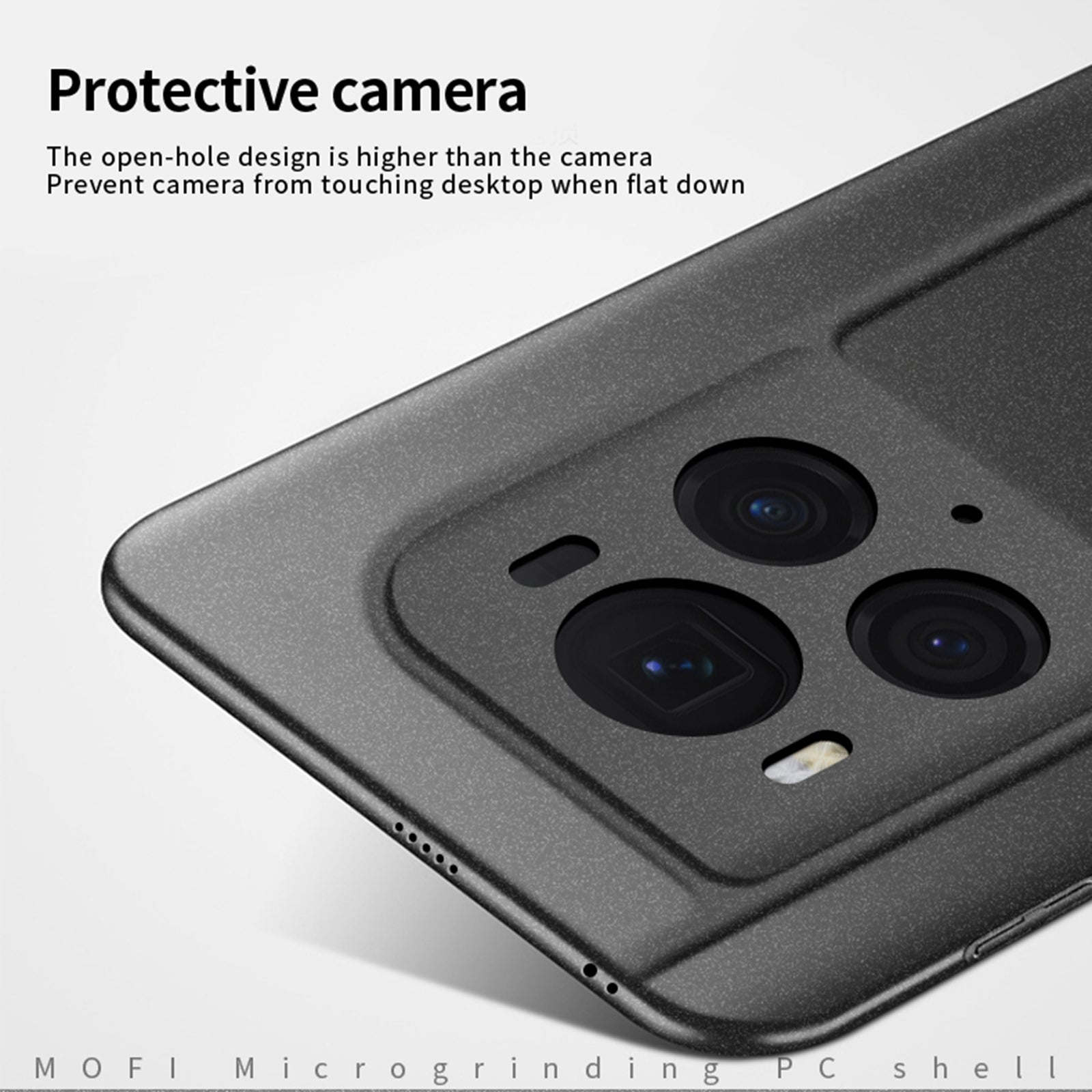 For-Honor-Magic6-Ultimate-MOFI-Fandun-Series-Frosted-PC-Ultra-thin-All-inclusive-Phone-Case(Black)