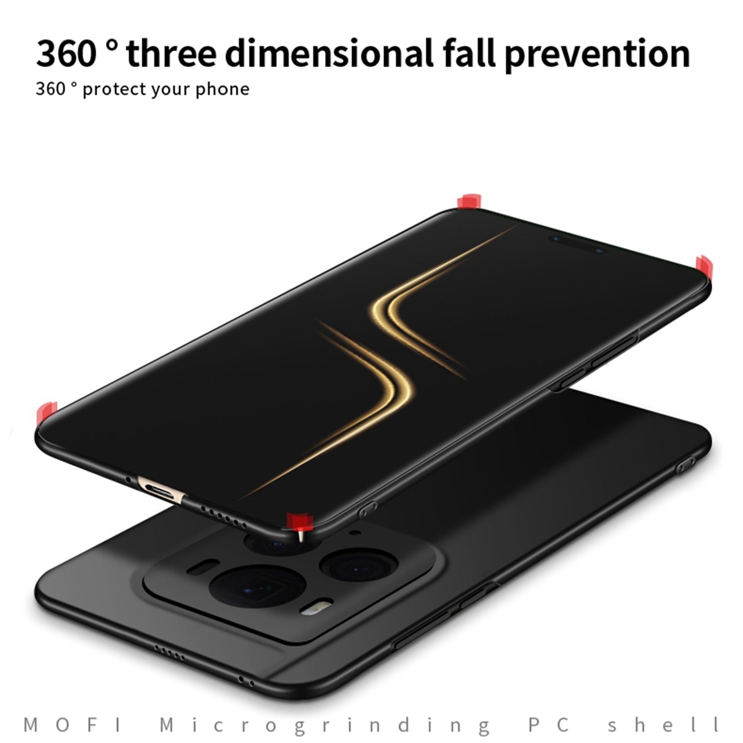 For-Honor-Magic6-Ultimate-MOFI-Fandun-Series-Frosted-PC-Ultra-thin-All-inclusive-Phone-Case(Gray)