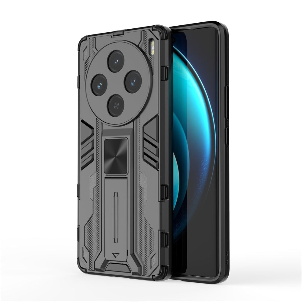 For-vivo-X100-Supersonic-Armor-PC-Hybrid-TPU-Phone-Case(Black)