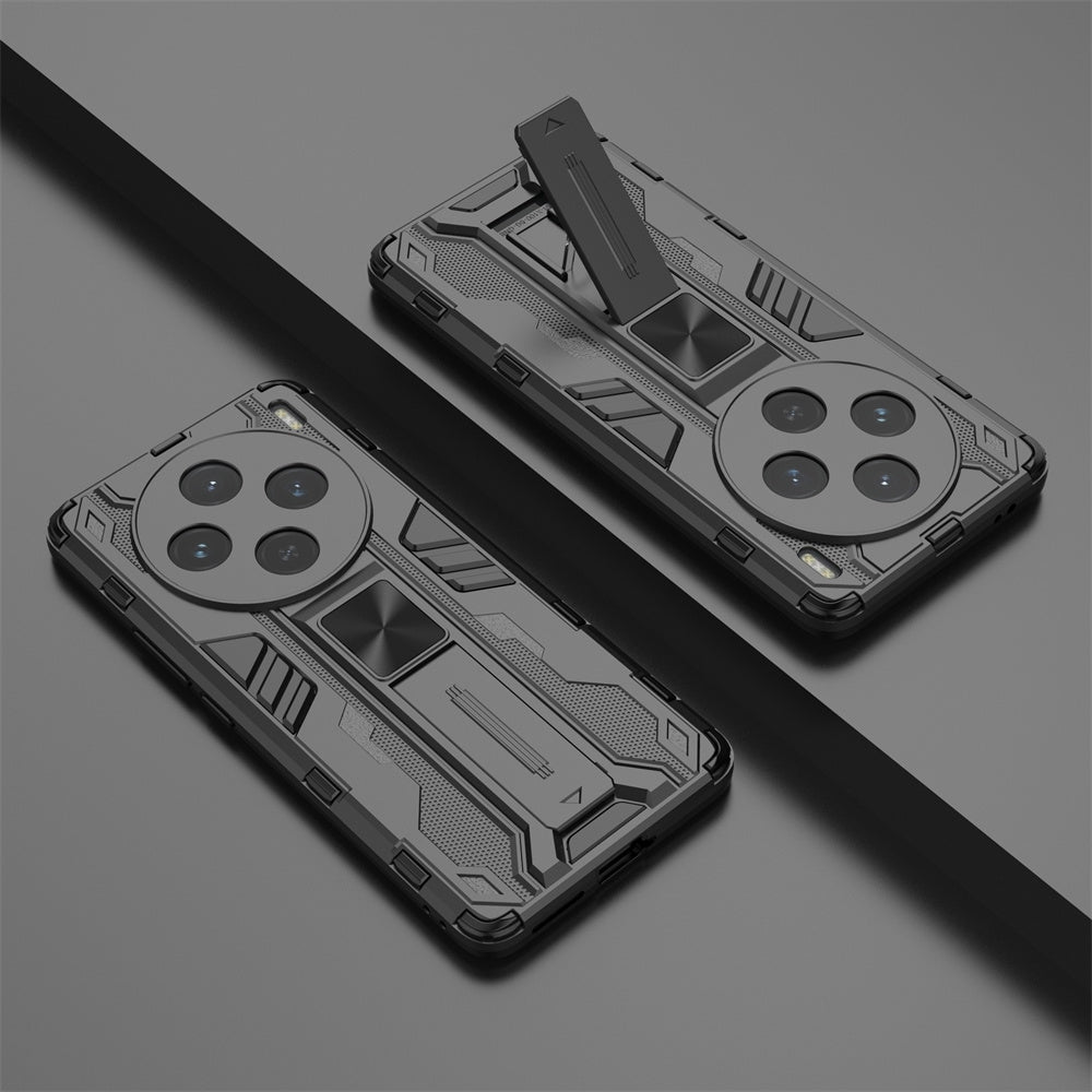 For-vivo-X100-Supersonic-Armor-PC-Hybrid-TPU-Phone-Case(Black)