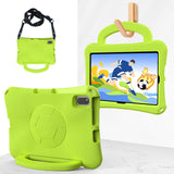 For-Samsung-Galaxy-Tab-S6-Lite-10.4-2020-Handle-Football-Shaped-EVA-Shockproof-Tablet-Case(Grass-Green)